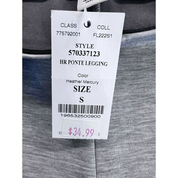 White House Black Market WHBM Heather‎ Grey  Ponte High Rise Leggings S NWT - Picture 5 of 5